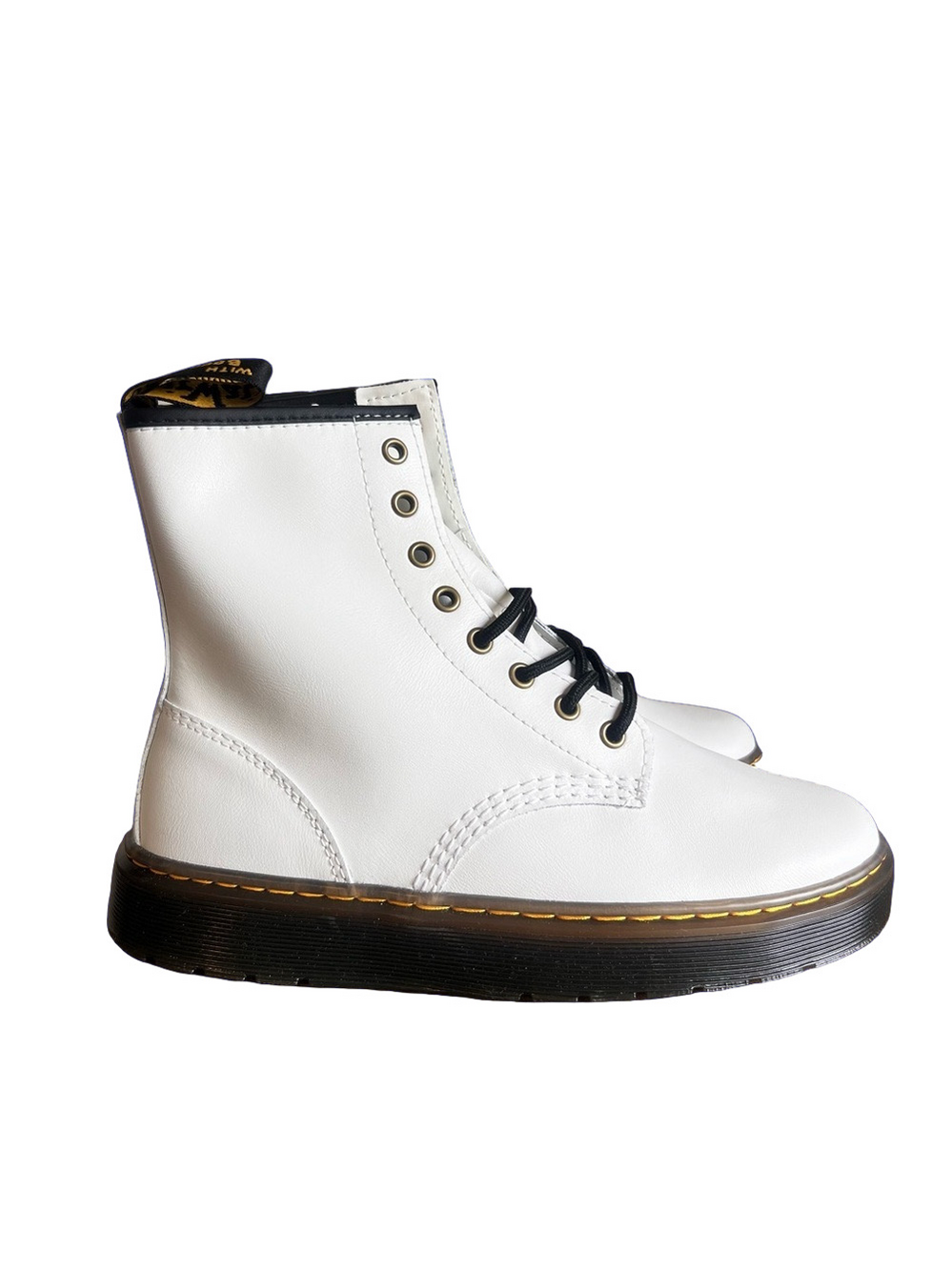Dr. Martens NEW Unisex Zavala White Lace Up Boot Size 8 or 9 #171